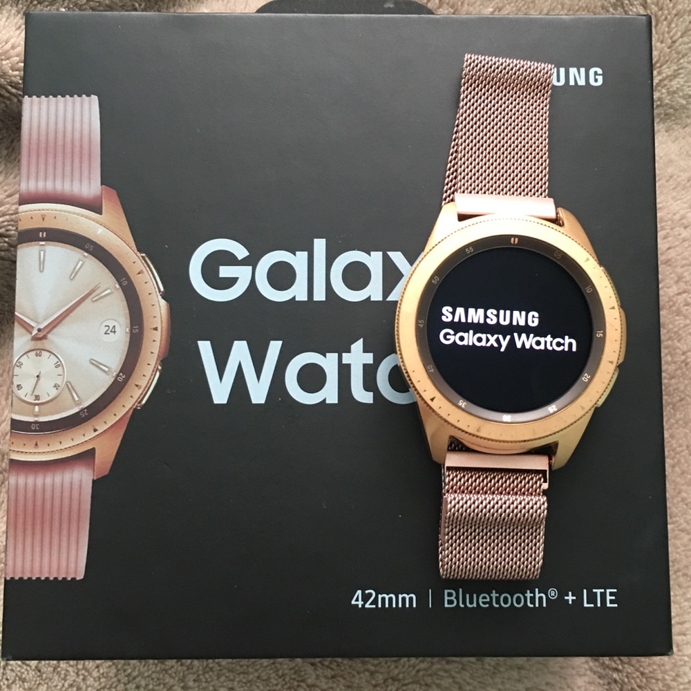Samsung Galaxy Watch Rose Gold 4G LTE smartwatch